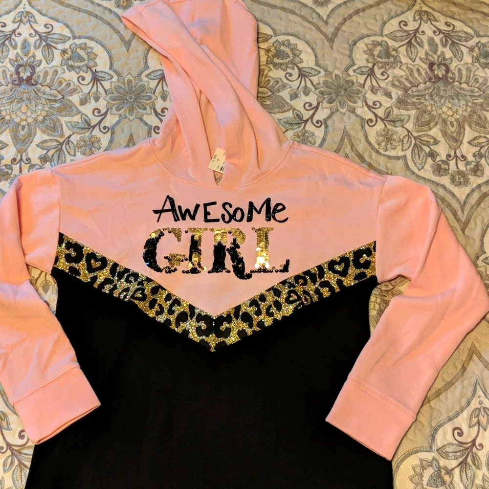 Justice Hoodie Girls Size 10 NWT